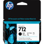 HP 712 Noir - Cartouche d'encre HP d'origine (3ED70A) Hp
