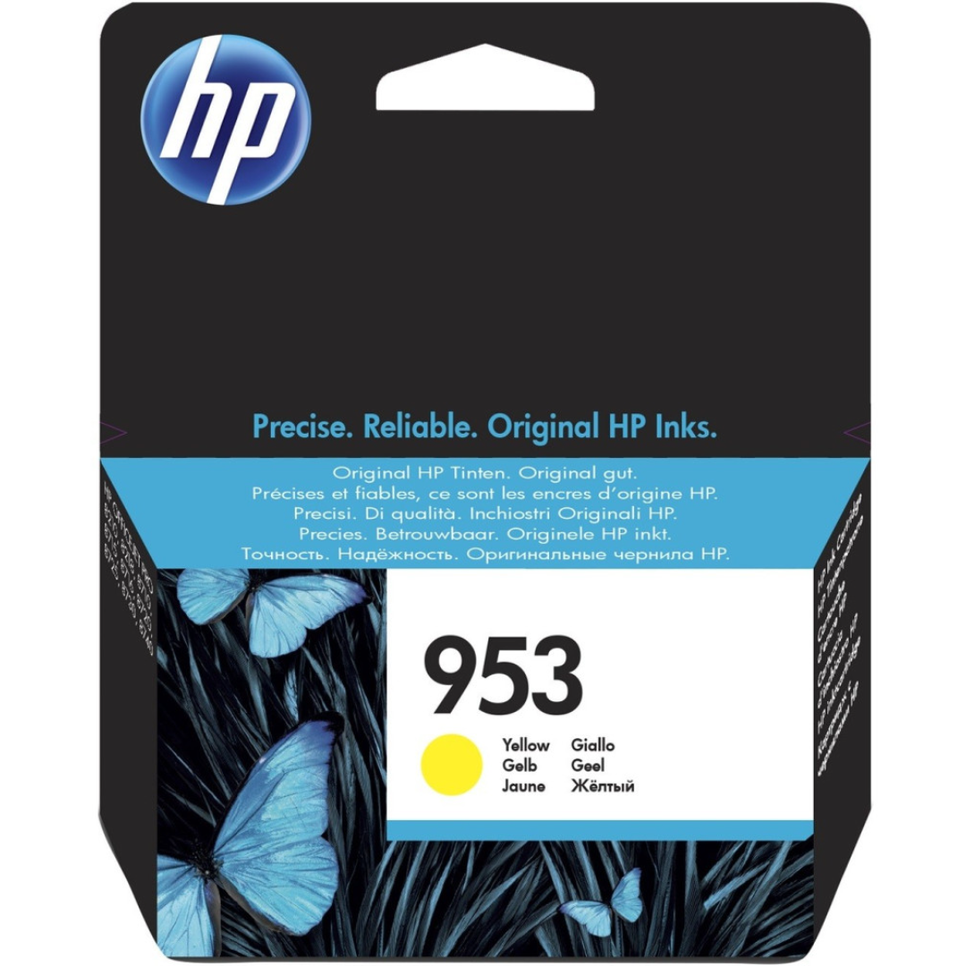 Cartouche d'encre HP 953 Yellow d'origine (F6U14AE) Hp