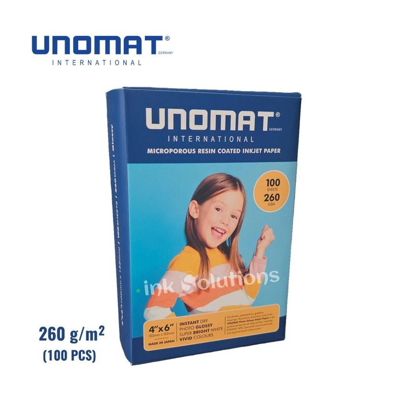 Papier Photo 10CM×15CM (100 PCS) Glossy pour Tous les imprimantes photos GENERIC