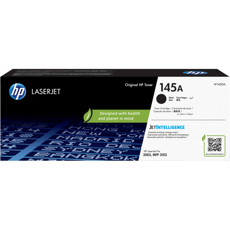 HP 145A Noir (W1450A) - Toner HP LaserJet d'origine Hp
