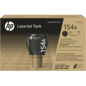 HP 154A Noir (W1540A) - Kit de recharge de toner d'origine Hp