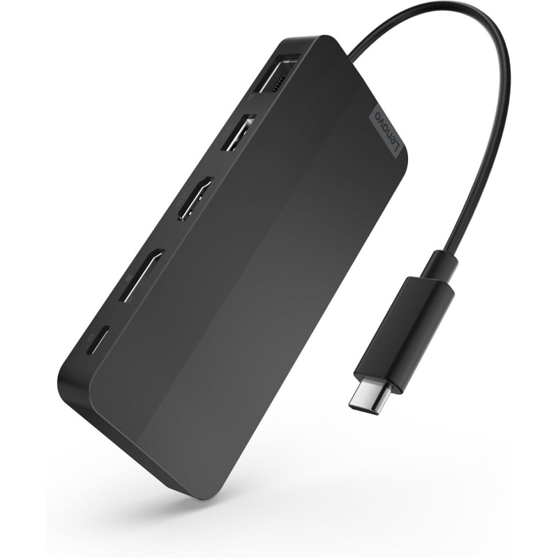 Station d'accueil de voyage Lenovo USB-C pour deux écrans - avec adaptateur (40B90100EU) Lenovo