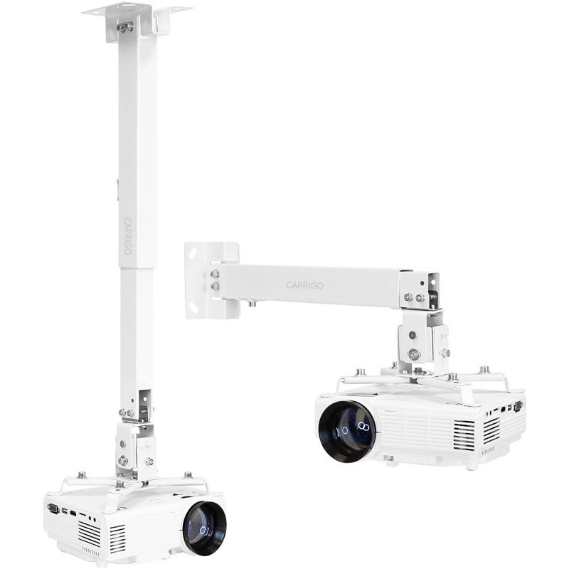 Support vidéo projecteur OMEGA fixation plafond acier Gris OMEGA
