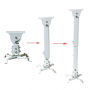 Support vidéo projecteur OMEGA fixation plafond acier Gris OMEGA