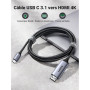 Câble Ugreen USB-C to HDMI - 1.5 mètre (50570) UGREEN
