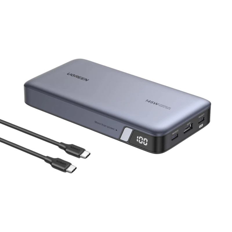 Banque d'alimentation Ugreen 90597A Gris - Powerbank de 25000 mAh UGREEN