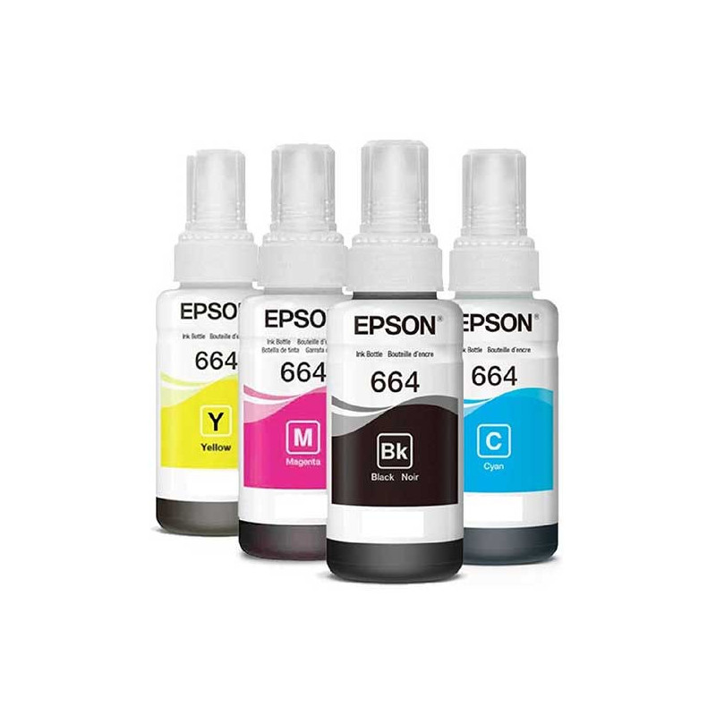 Pack EPSON 664 de 4 Bouteilles d’Encre Epson EcoTank EPSON