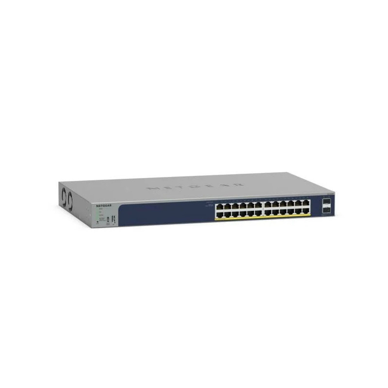 NETGEAR GS724TPv3 Géré L2 Gigabit Ethernet (10/100/1000) Connexion Ethernet, supportant l'alimentation via ce port (PoE) Gris NE