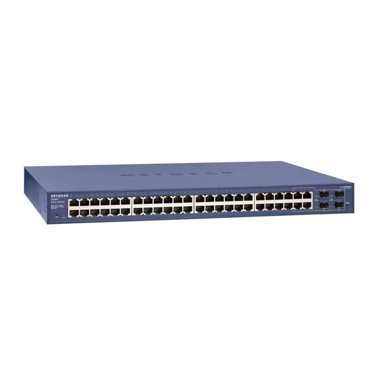 NETGEAR GS748T Géré L2+ Gigabit Ethernet (10/100/1000) Bleu NETGEAR
