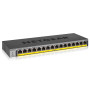 NETGEAR GS116LP Non-géré Gigabit Ethernet (10/100/1000) Connexion Ethernet, supportant l'alimentation via ce port (PoE) Noir NET