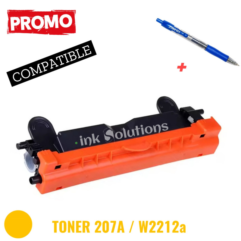 Toner 207A / W2212A YELLOW pour HP Color LaserJet Pro - COMPATIBLE GENERIC