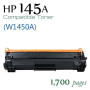 Toner LaserJet  145A Noir (W1450A) - COMPATIBLE GENERIC