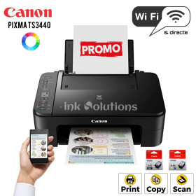 Imprimante Multifonction Jet d'encre Canon PIXMA TS3440 (4463C007BD)