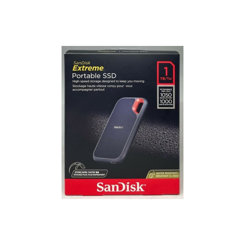Disque dur portable SSD SanDisk PRO® V2 1 To (SDSSDE61-1T00-G25)