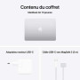 Apple MacBook Air M4 13 pouces (2025) Argent 16Go/256 Go (MW0W3) apple