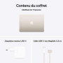 Apple MacBook Air M4 13 pouces (2025) Lumière stellaire 16Go/256 Go (MW0Y3) apple