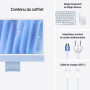 Apple iMac M4 (2024) 24″ 16 Go 256 Go Bleu (MWV13) apple