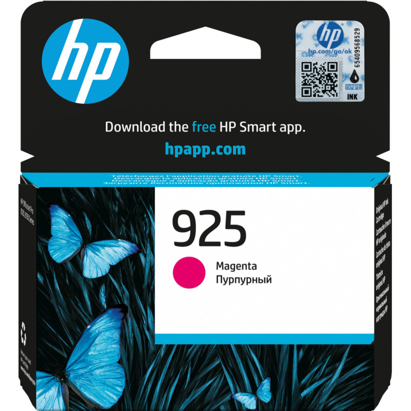 HP 925 Magenta - Cartouche d'encre HP d'origine (4K0V7PE) Hp