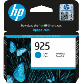 HP 925 Cyan - Cartouche d'encre HP d'origine (4K0V6PE) Hp