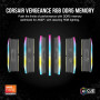 CORSAIR VENGEANCE RGB DDR5 32GB (2x16GB) DDR5 6000MHz CL36 AMD (CMH32GX5M2E6000Z36) Corsair