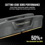 Kit double canal 32 Go Corsair Vengeance DDR5 5200 MHz CL40 (2x 16 Go)-CMK32GX5M2B5200Z40 Corsair