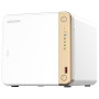 Serveur NAS QNAP QNAP TS-462-2G - 4 BAIES 2 GO RAM DUALCORE INTEL CELERON N4505 (sans disques) Qnap