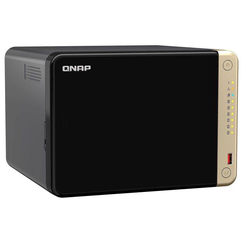 Serveur NAS QNAP TS-664-4G - 6 baies 4 Go de RAM Quad-Core Intel Celeron N5105/N5095 (sans disque dur) Qnap