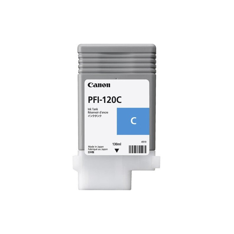 Canon PFI-120 Cyan - Cartouche d'encre Canon d'origine (2886C001AA) Canon