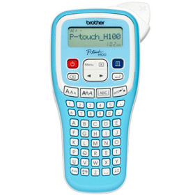Brother PT-H100LB étiqueteuse titreuse P-touch bleue Etiqueteuse titreuse portable pour votre organisation (PT-H100LB) Brother