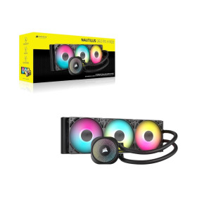 Corsair Refroidisseur CPU NAUTILUS 360 Radiateur RS ARGB Noir - Nautilus - (CW-9060093-WW Noir) Corsair
