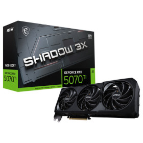 Carte graphique MSI GeForce RTX 5070 Ti 16G SHADOW 3X OC Msi