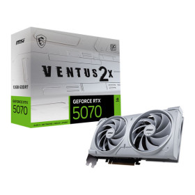 Carte Graphique MSI GeForce RTX 5070 VENTUS 2X OC WHITE 12GB GDDR7 Msi