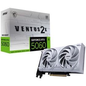 Carte graphique MSI GeForce RTX 5060 8G VENTUS 2X OC Blanc Msi