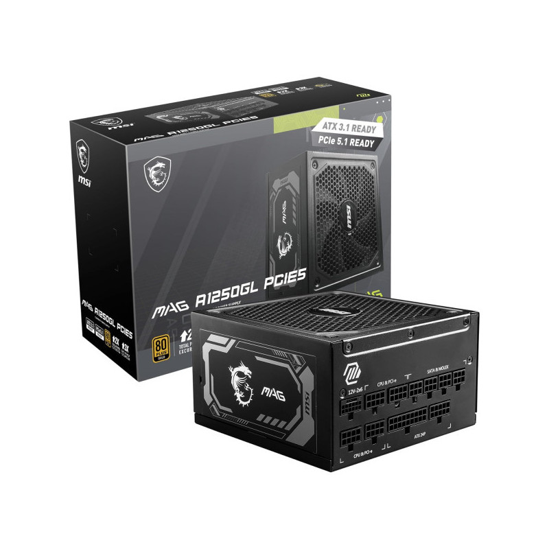 Alimentation Pc MSI MAG A1250GL PCIE5 Msi