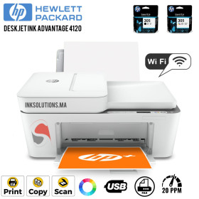 Imprimante multifonction HP DeskJet Plus 4120 (3XV14B)