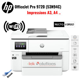 Imprimante multifonction Jet d'encre HP OfficeJet Pro 9720 (53N94C) Hp