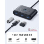 HUB USB 3.0 Ugreen 4 en 1 Supporte PD (Power Delivery) - 1M (20291) UGREEN