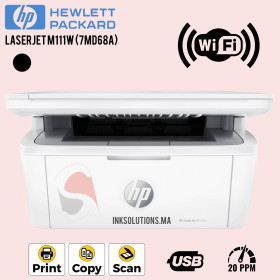 Imprimante Multifonction Laser Monochrome HP LaserJet M141w (7MD74A)