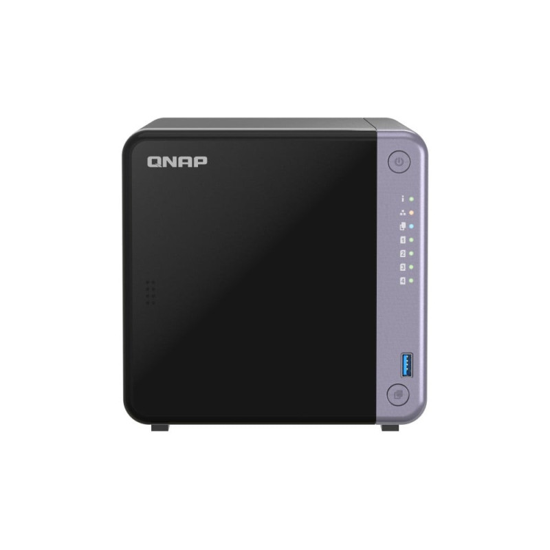QNAP TS-432X-4G serveur de stockage NAS Tower Alpine Alpine AL-524 4 Go DDR4 QNAP QTS Noir Qnap