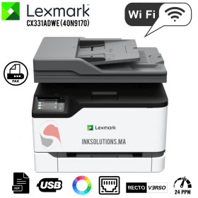Imprimante Multifonction Laser Couleur Lexmark CX331adwe (40N9170)