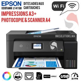 Imprimante A3+ Epson EcoTank L14150 multifonction à réservoirs recharg