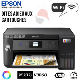 Imprimante multifonction Epson EcoTank L4260 à réservoirs rechargeable