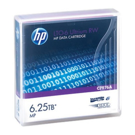 Bande de sauvegarde HP LTO-6 Ultrium 6.25TB MP RW (C7976A) Hp