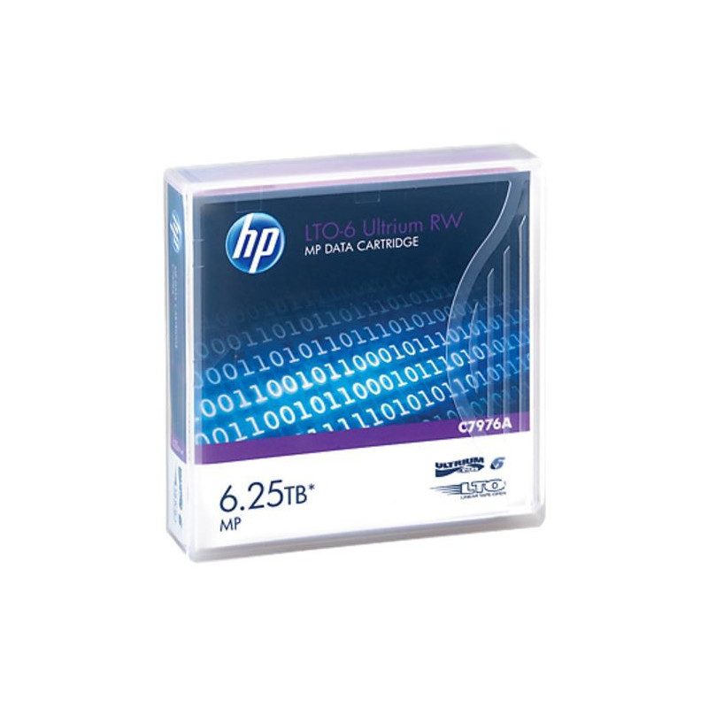 Bande de sauvegarde HP LTO-6 Ultrium 6.25TB MP RW (C7976A) Hp