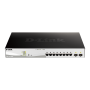 D-Link Smart switch 8 ports Gigabit 10/100/1000 Mbps + 2 ports Combo Gigabit/SFP (DGS-1210-10) D-link