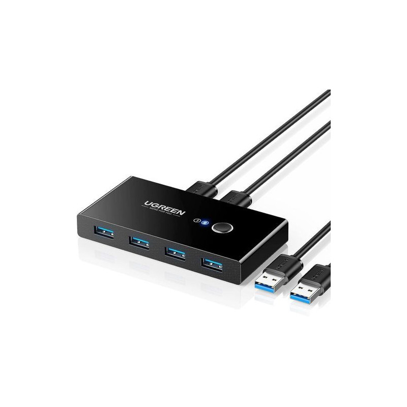 Ugreen Switch USB 3.0 4 Ports pour 2 PC (30768) UGREEN