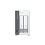 QNAP TS-216G serveur de stockage NAS Tower Cortex-A Cortex-A55 4 Go HDD Blanc Qnap