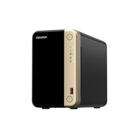QNAP TS-264 NAS Tower Ethernet/LAN Noir, Or N5095 (TS-264-8G) Qnap