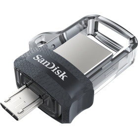 Clé USB SanDisk Ultra m3.0 double connectique micro-USB et USB 3.0 - 32 Go (SDDD3-032G-G46) Sandisk