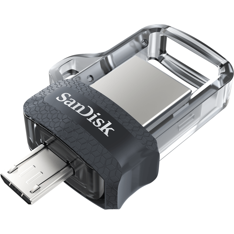 Clé USB SanDisk Ultra m3.0 double connectique micro-USB et USB 3.0 - 32 Go (SDDD3-032G-G46) Sandisk